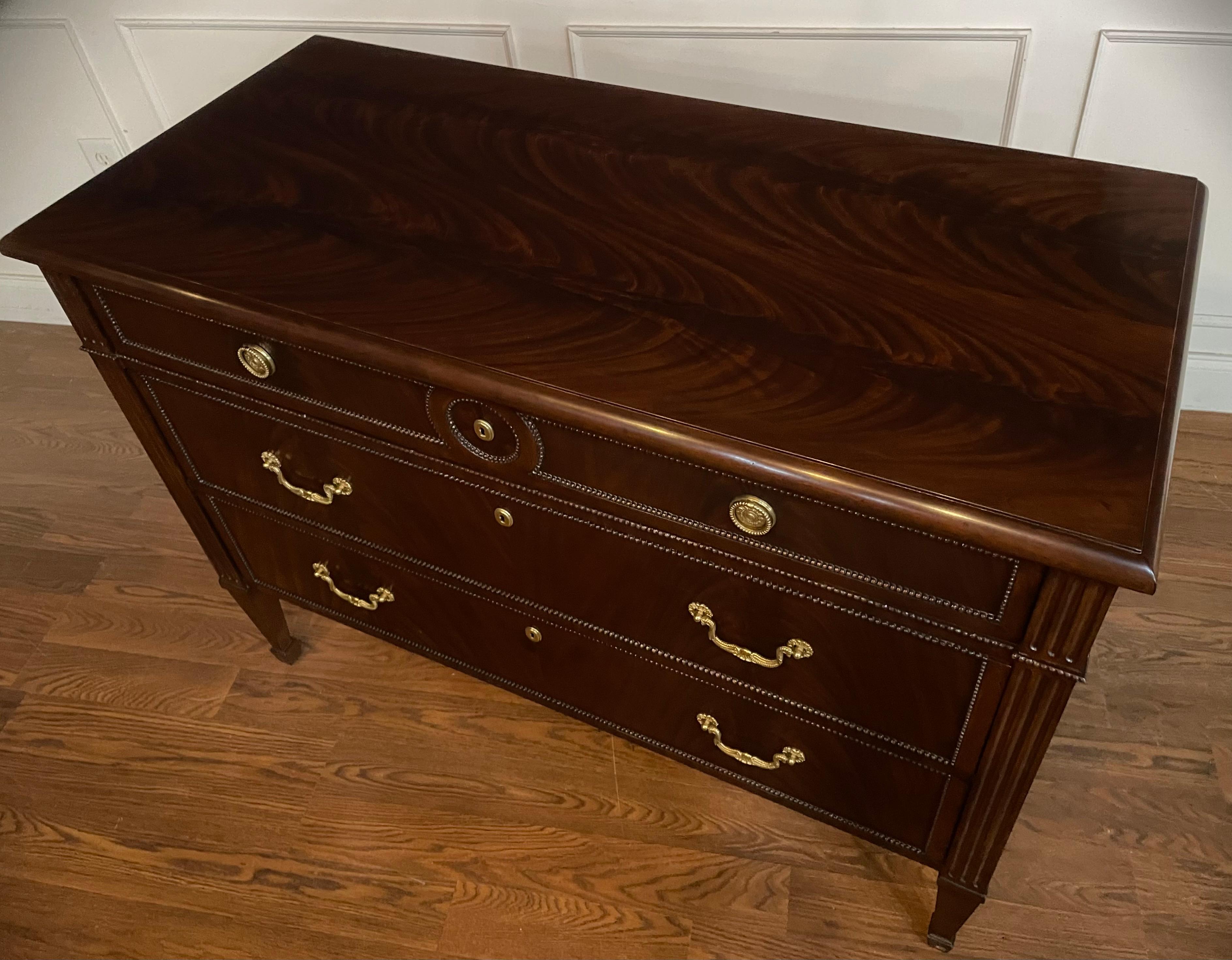 Contemporary Louis XVI Style Drawer Chest For Sale