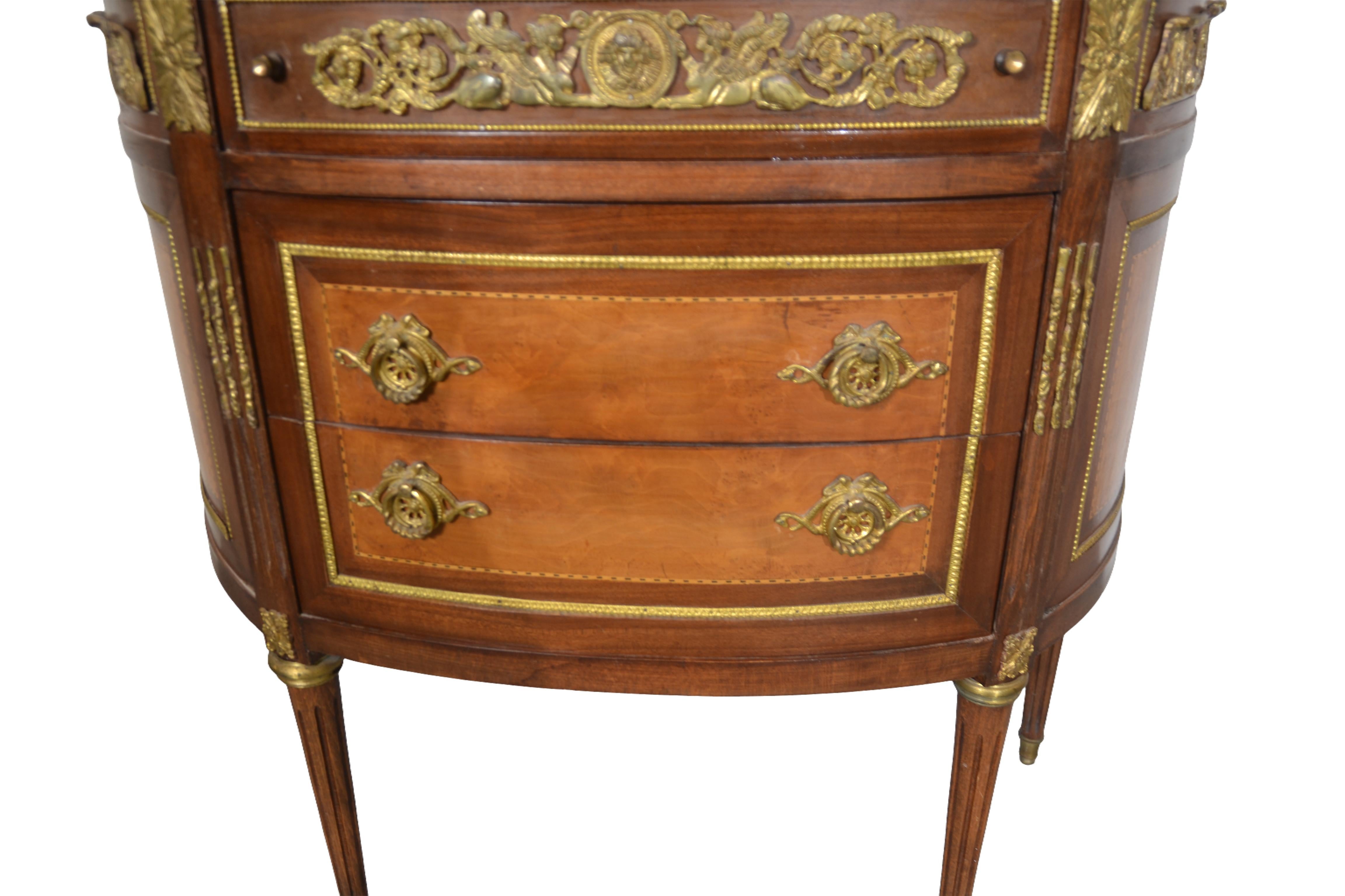 Wood Louis XVI Style Dresser
