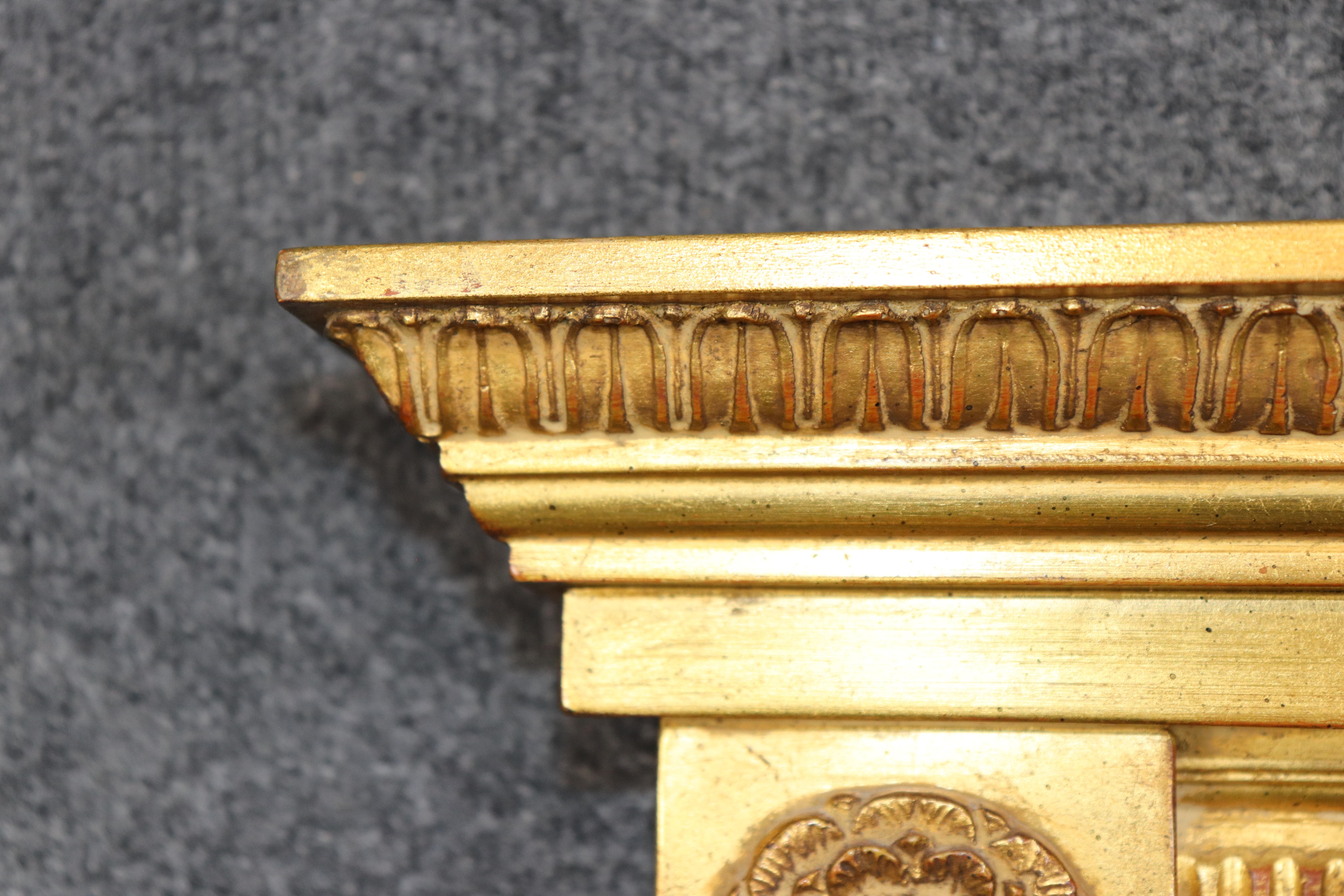 Miroir biseauté sculpté, ébonisé et doré de style Louis XVI par Carver's Guild en vente 6