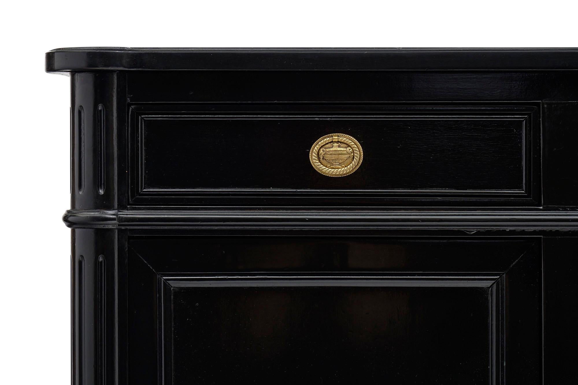 Early 20th Century Louis XVI Style Ebonized Buffet