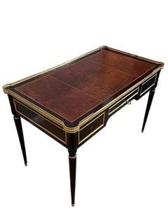 Louis XVI Style Ebonized Bureau Plat