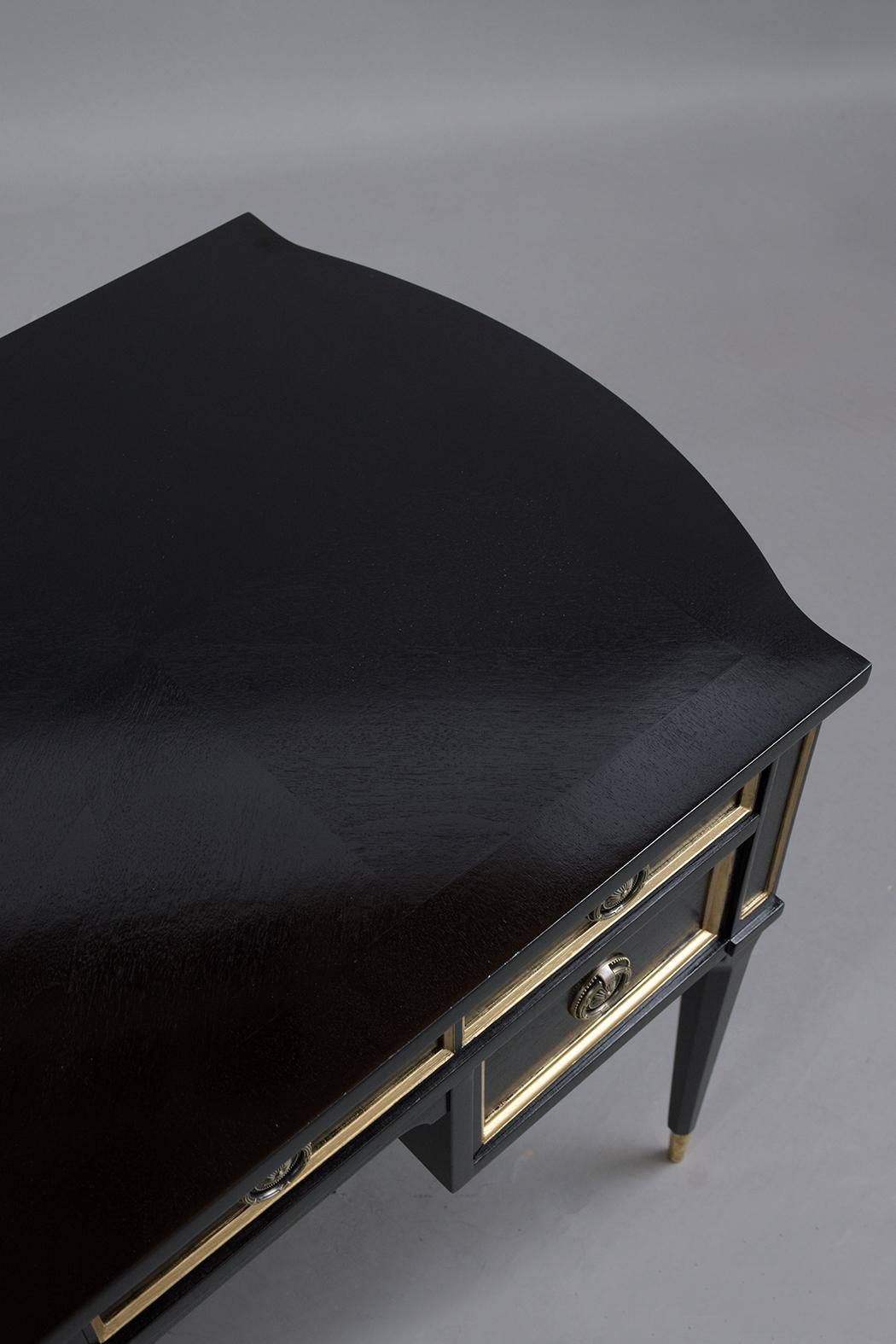 Louis XVI Style Ebonized Desk 6