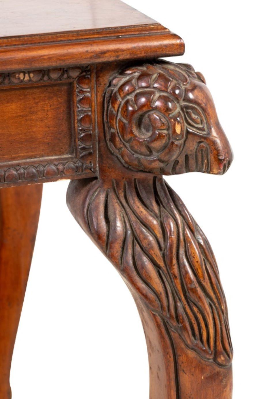 Louis XVI Style Elm and Walnut Center Table In Good Condition For Sale In Astoria, NY