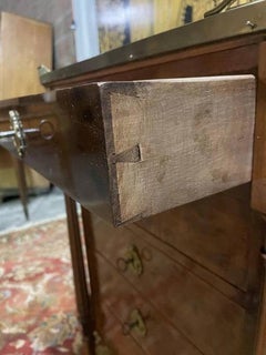 Louis XVI style entrance console in mahogany