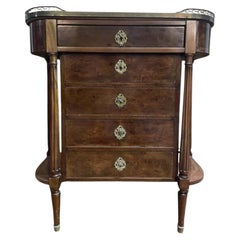 Louis XVI style entrance console in mahogany