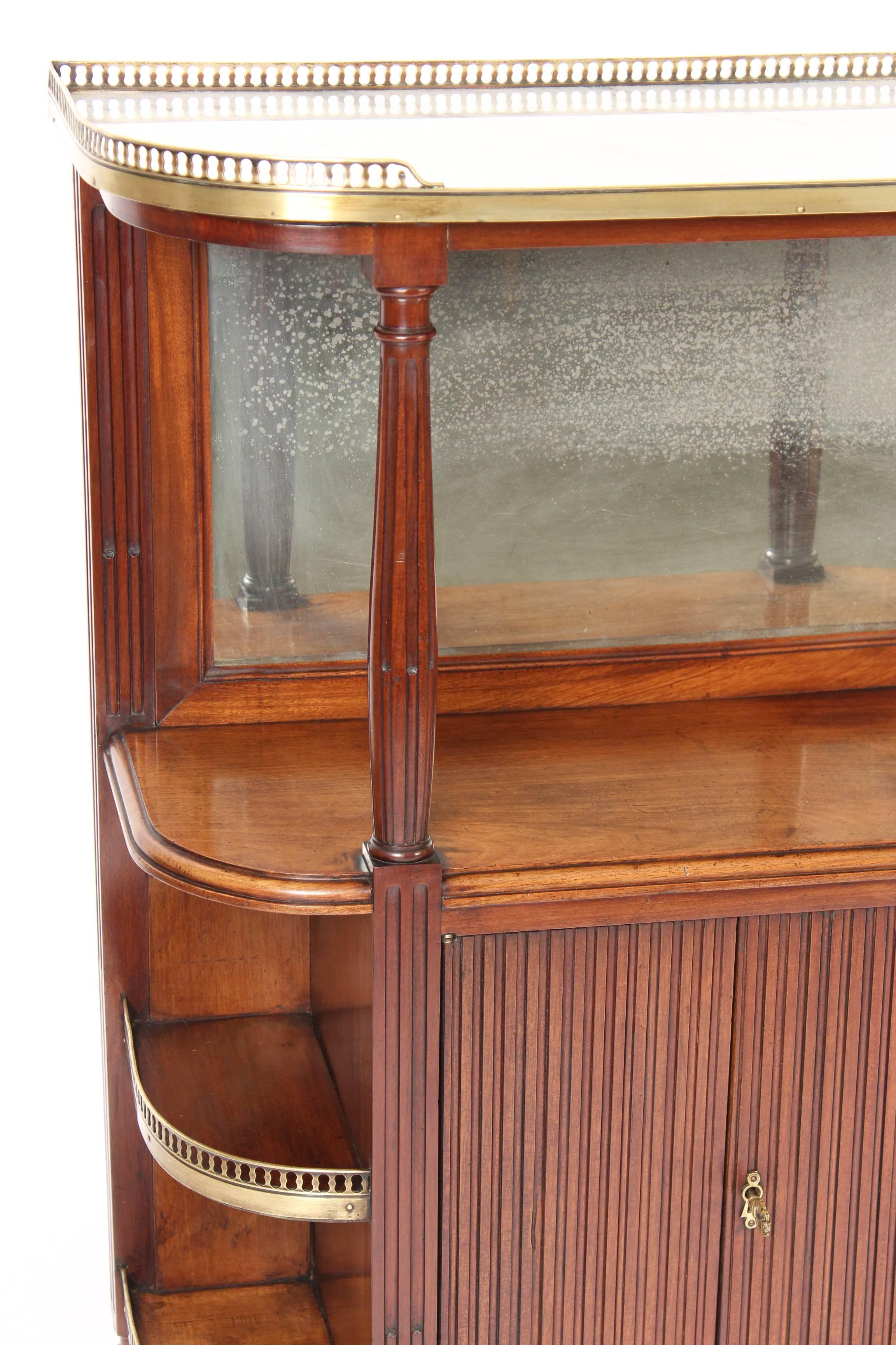 Louis XVI Style Etagere or Cabinet In Good Condition For Sale In Laguna Beach, CA