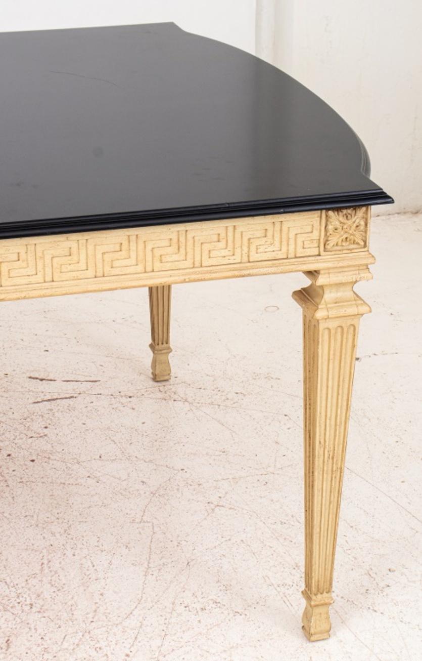 Ebonized Louis XVI Style Extending Dining Table For Sale
