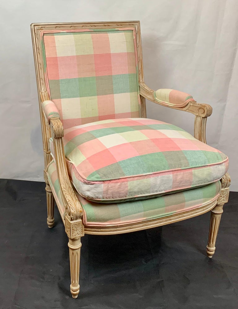 Meyer, Gunther and Martini''s Louis XVI Style Fauteuil at 1stDibs
