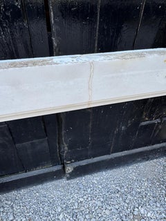 Louis XVI-style fireplace in Carrara marble, circa 1880