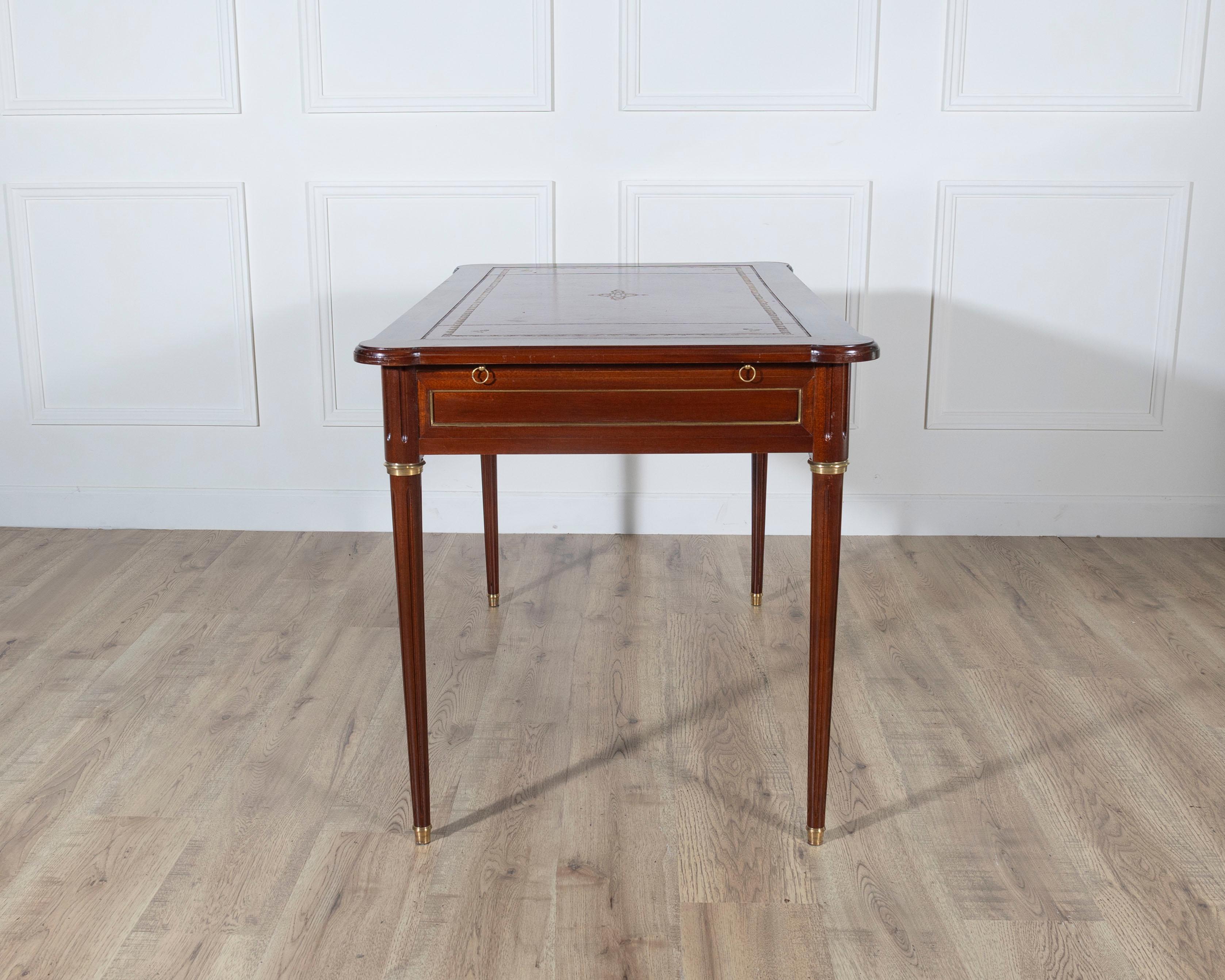 Louis XVI Style Flat Desk For Sale 4