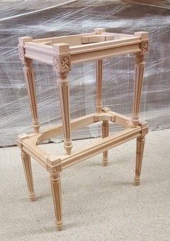 Louis XVI style foot stools or bench