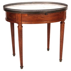 Louis XVI Style Beech Wood Bouillotte Table