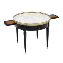 Louis XVI Style, French Antique Bouillotte Side Table
