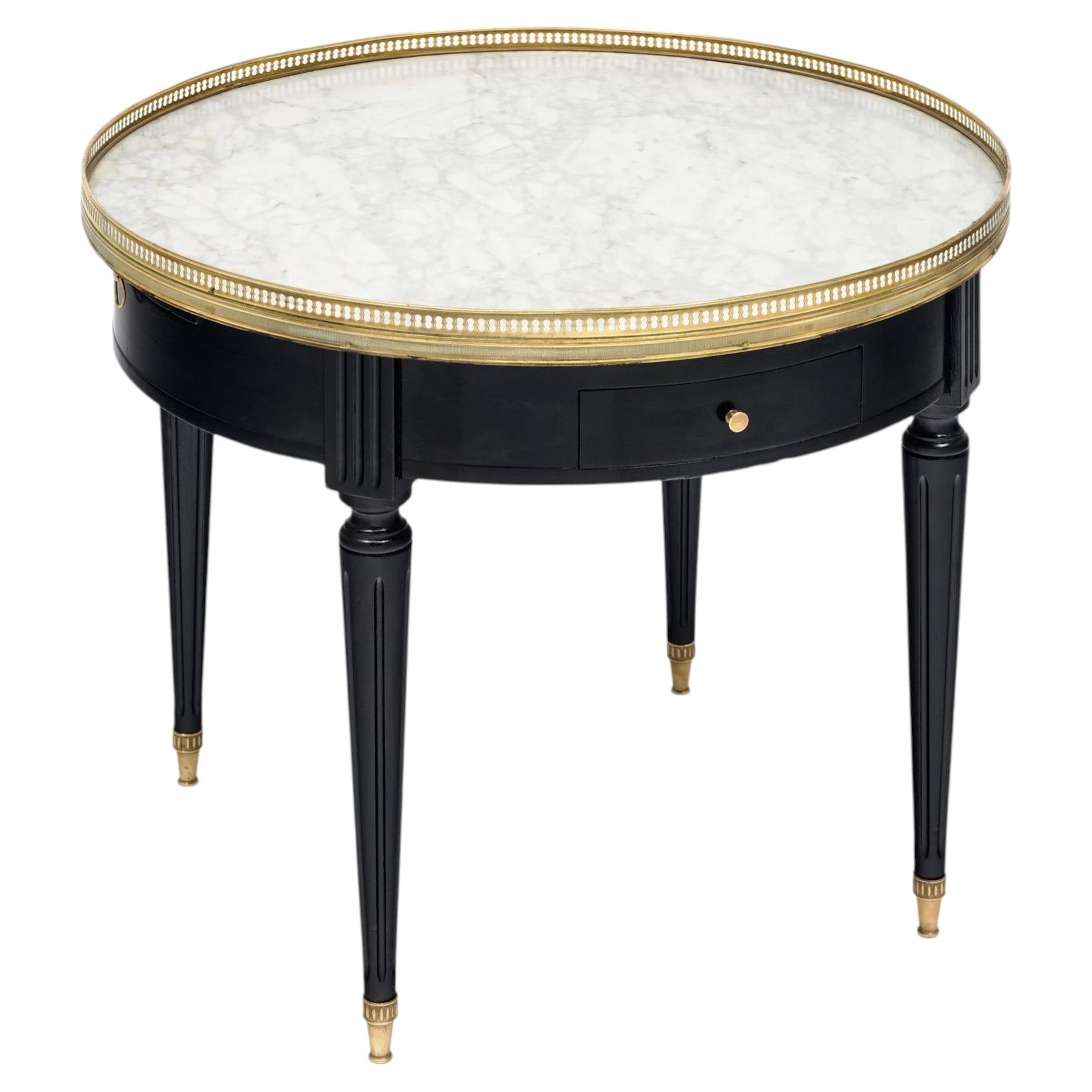 Louis XVI Style, French Antique Bouillotte Side Table