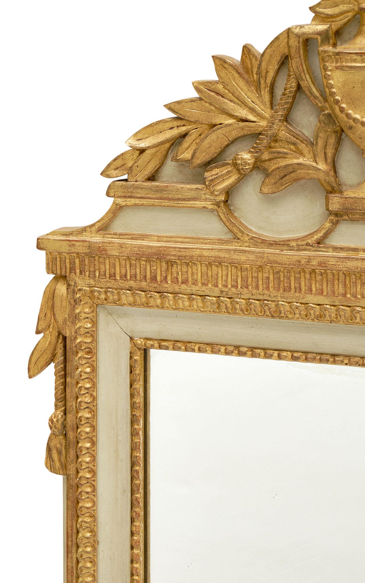 Early 20th Century Louis XVI Style French Antique Mirror For Sale