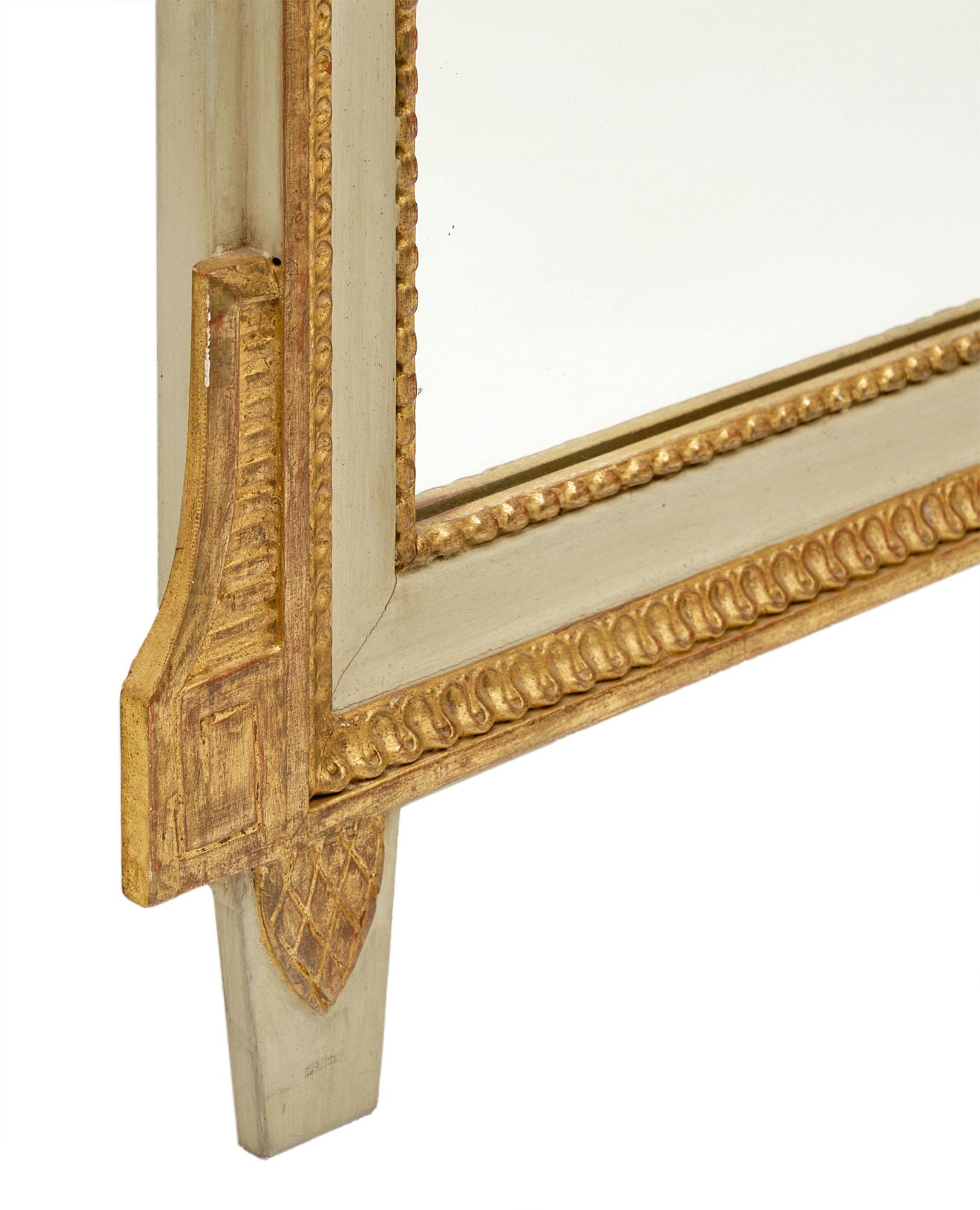 Miroir ancien français de style Louis XVI en vente 2
