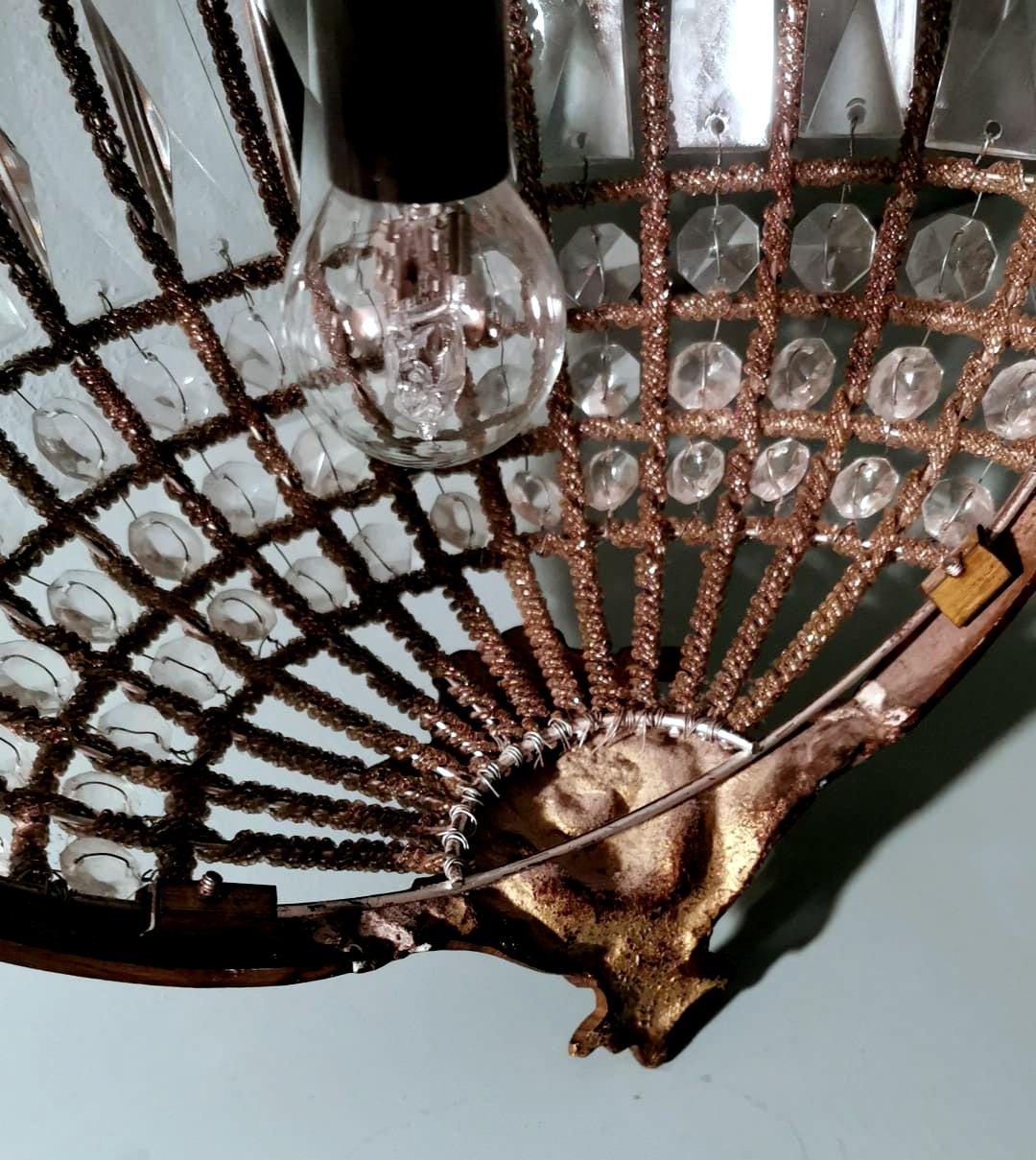 Louis XVI Style French Balloon Wall Sconce For Sale 12