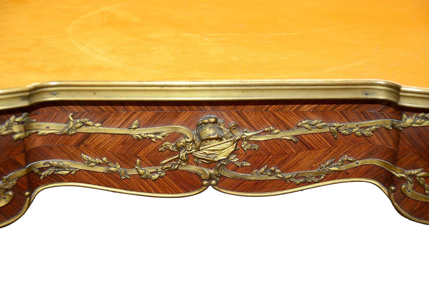 19th Century Louis XVI style French bureau plat after Zweiner For Sale