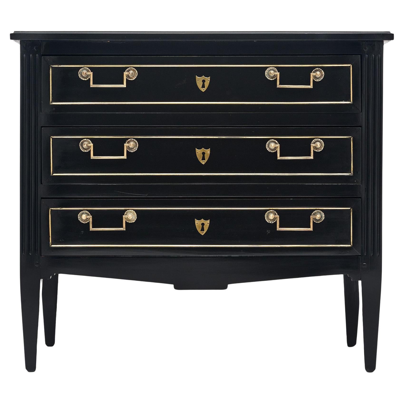 Louis XVI Style French Chest of Drawers For Sale