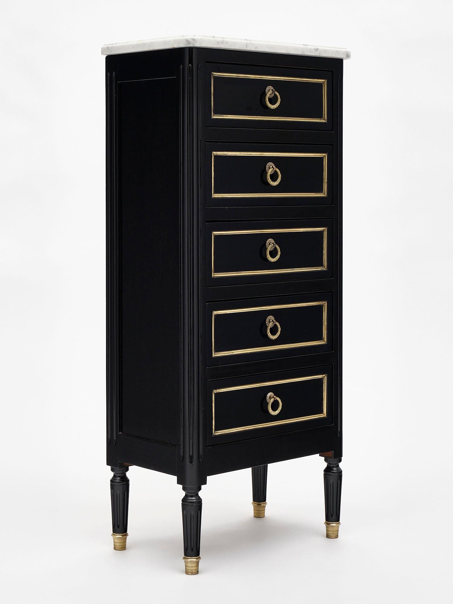 Louis XVI Style French Chiffonier In Good Condition In Austin, TX