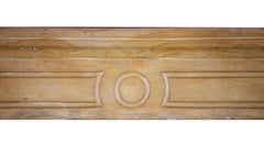 Louis XVI Style French Classic Limestone Fireplace Surround