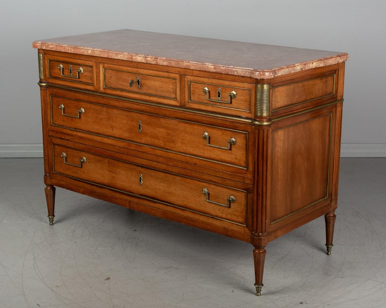 Hand-Crafted Louis XVI Style French Commode or Chest of Drawers