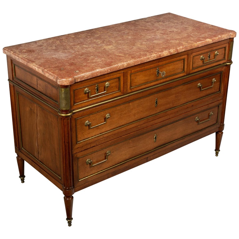 Louis XVI Style French Commode or Chest of Drawers