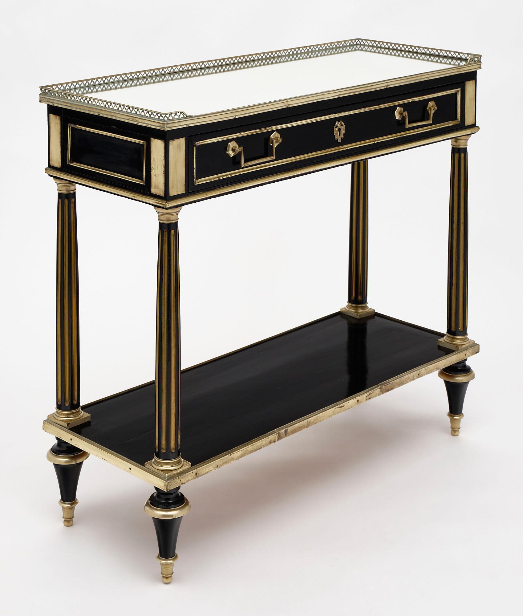 Louis XVI Style French Console Table In Good Condition In Austin, TX