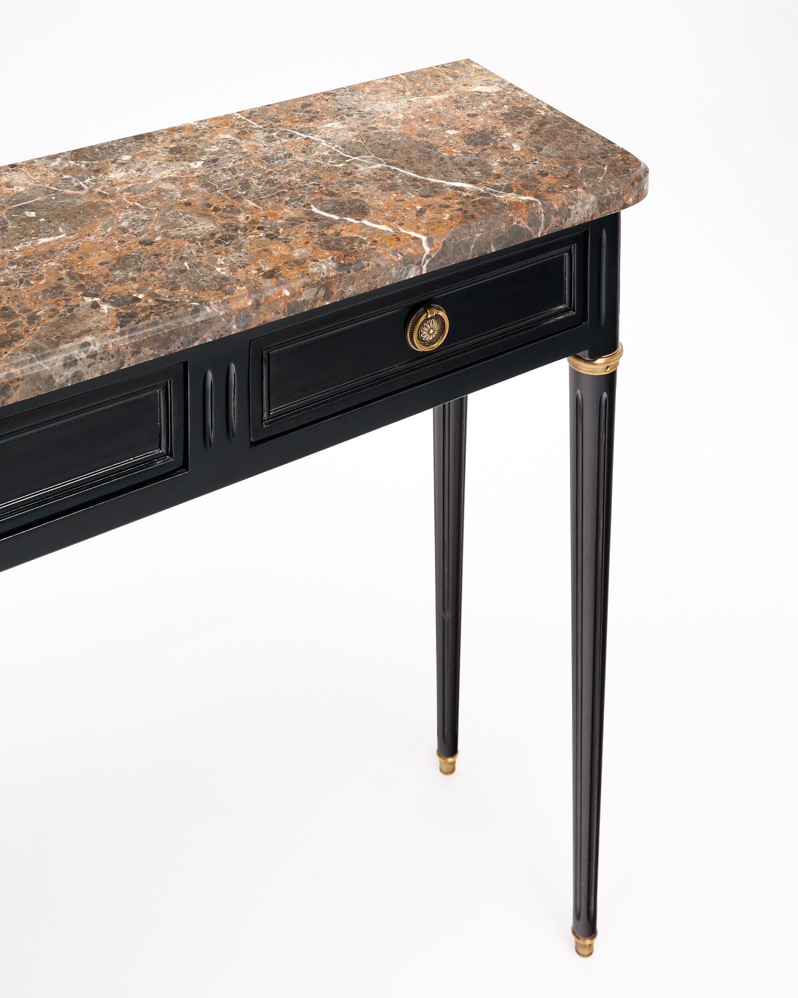 Français Table console française de style Louis XVI en vente