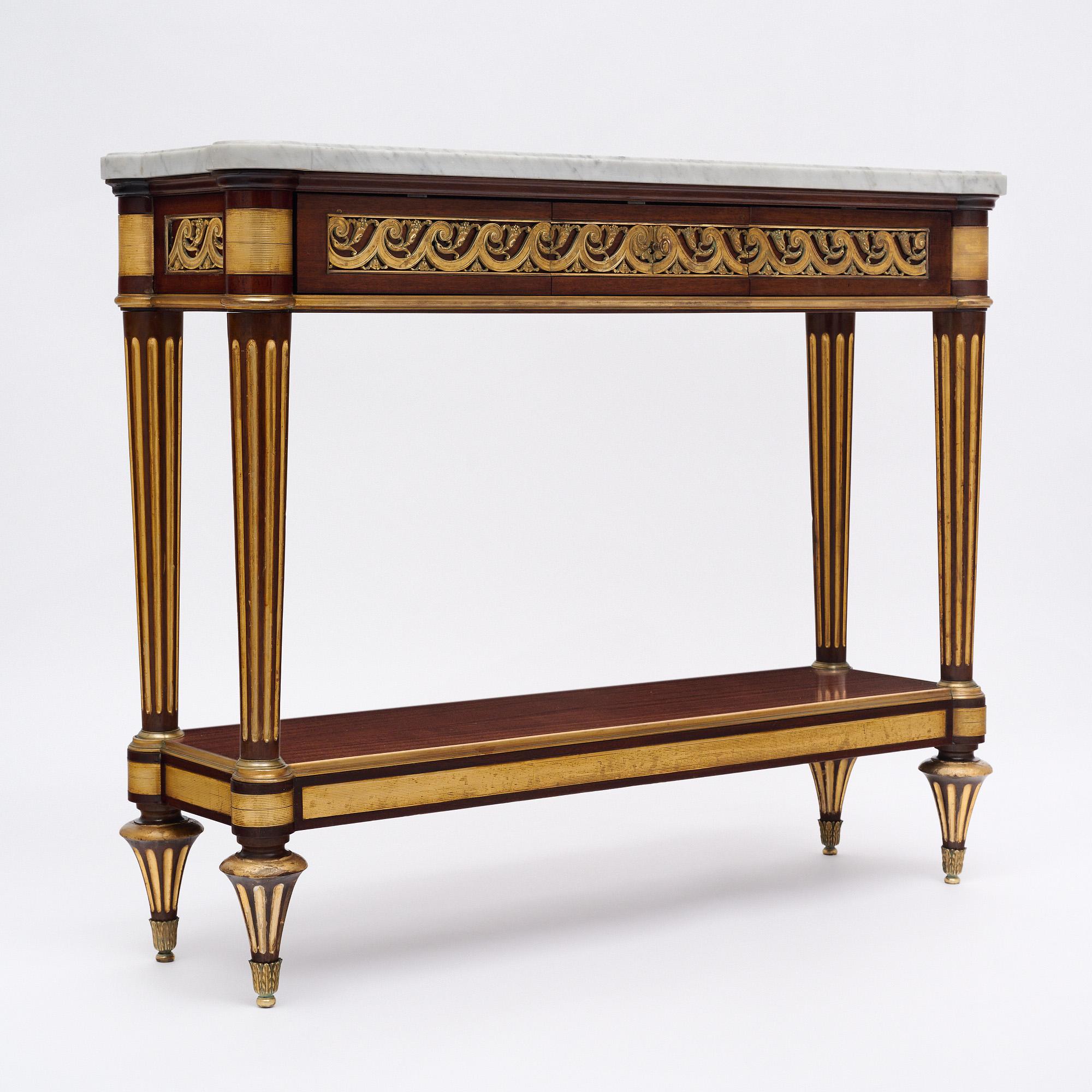 Early 20th Century Louis XVI Style French Console Table For Sale