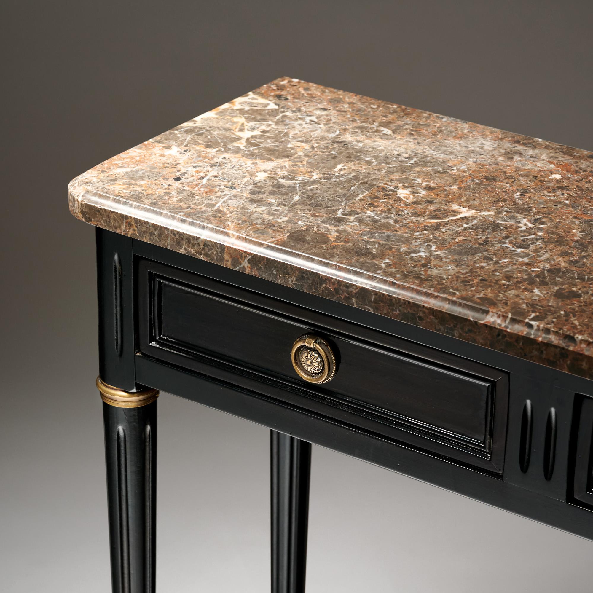 Table console française de style Louis XVI Bon état - En vente à Austin, TX