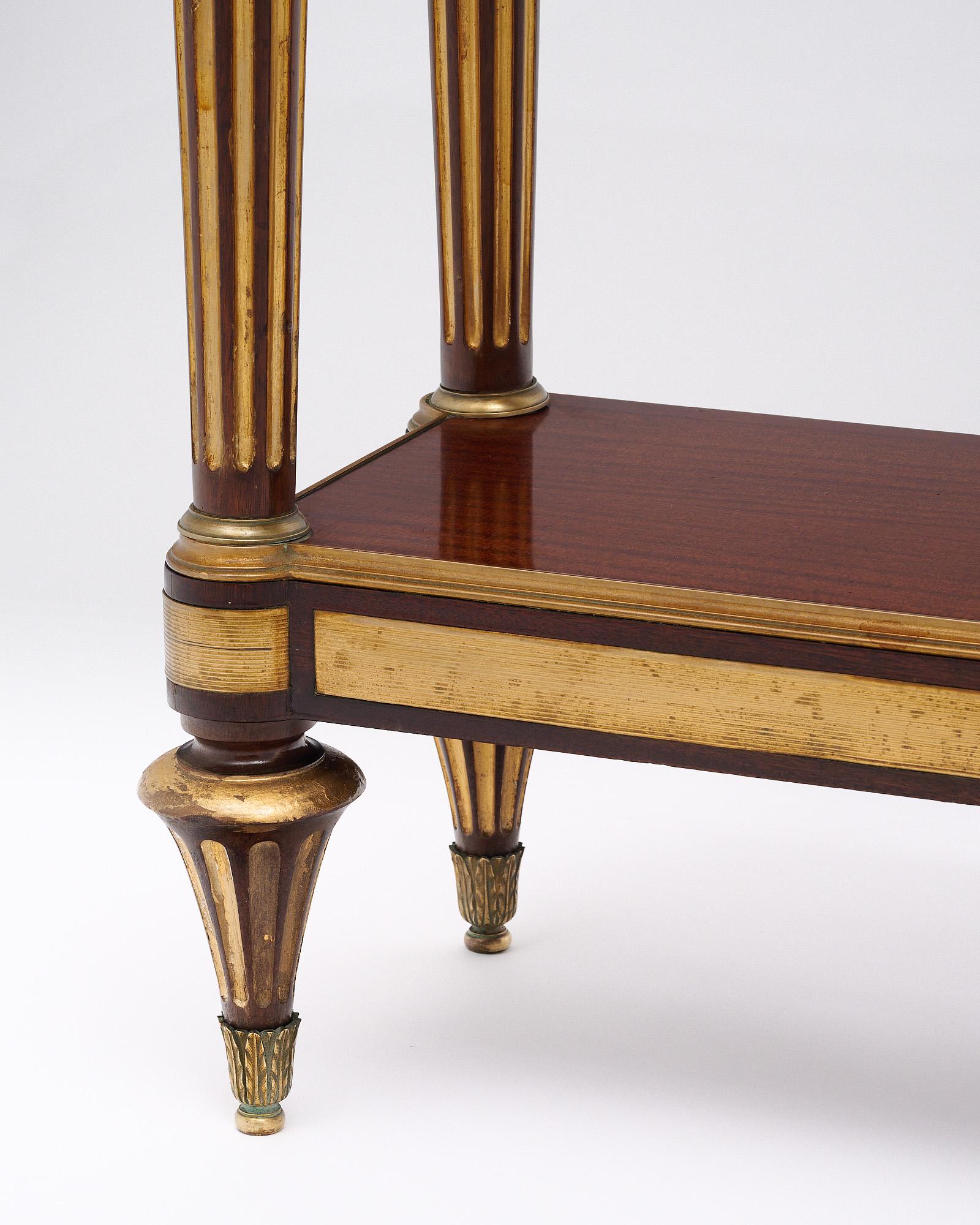 Louis XVI Style French Console Table For Sale 1