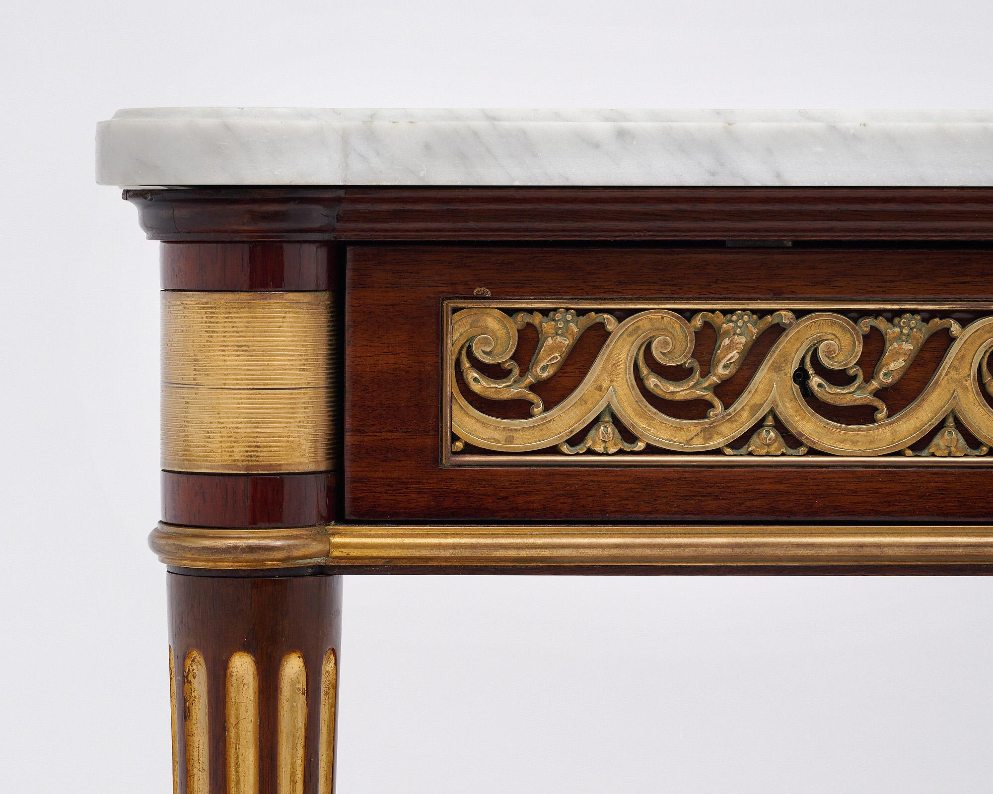 Louis XVI Style French Console Table For Sale 2