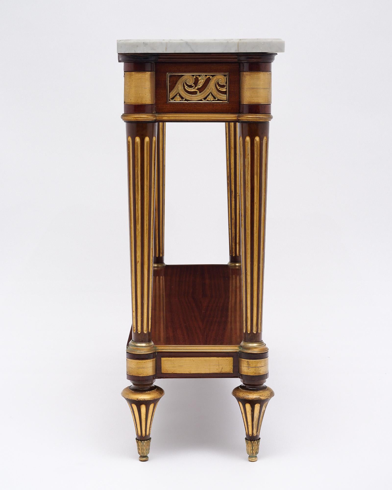 Louis XVI Style French Console Table For Sale 3