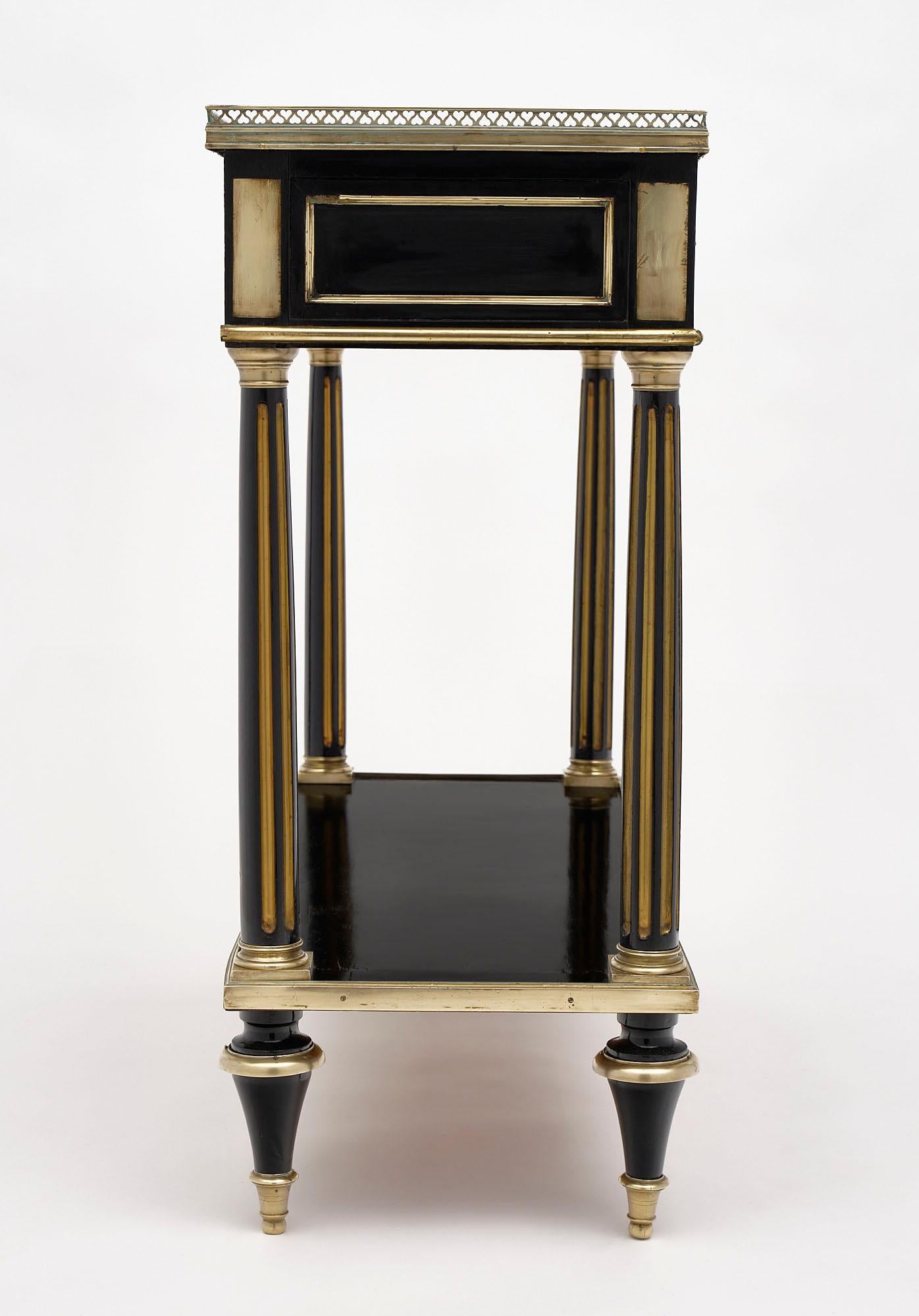 Louis XVI Style French Console Table 4