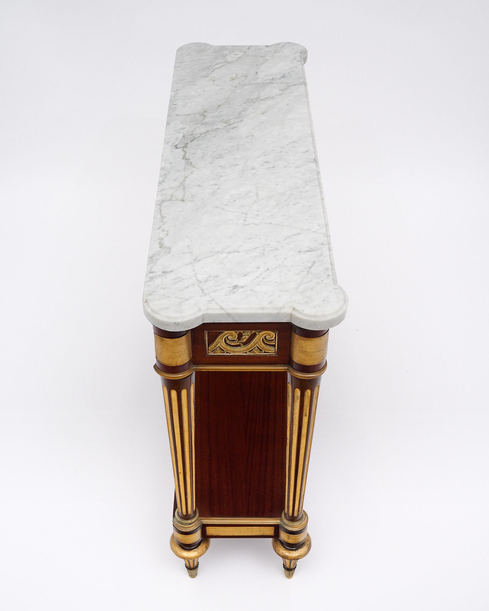 Louis XVI Style French Console Table For Sale 4