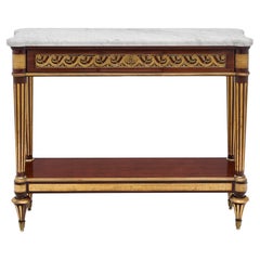 Antique Louis XVI Style French Console Table