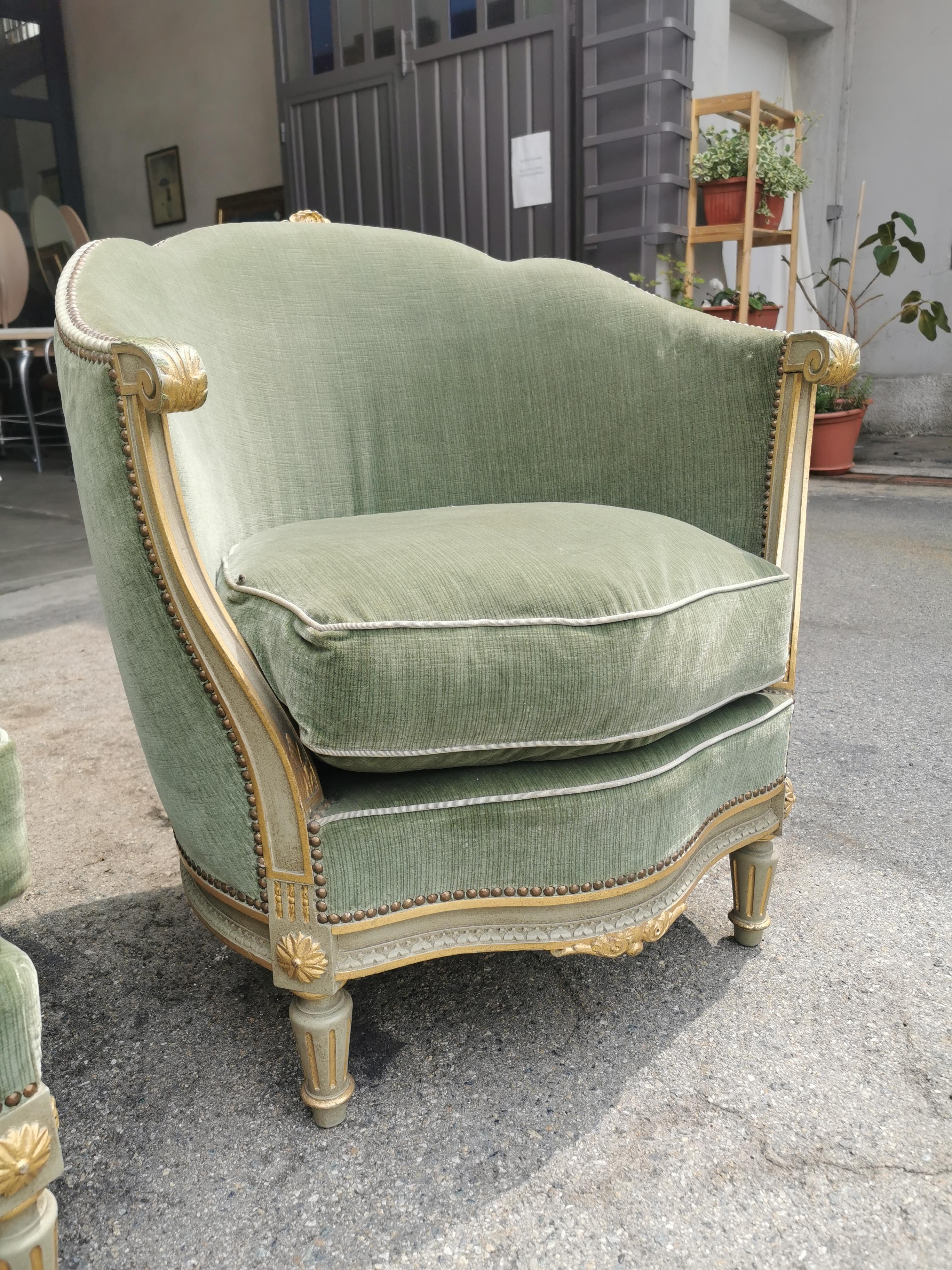 Mid-20th Century Louis XVI Style French Daybed Set 