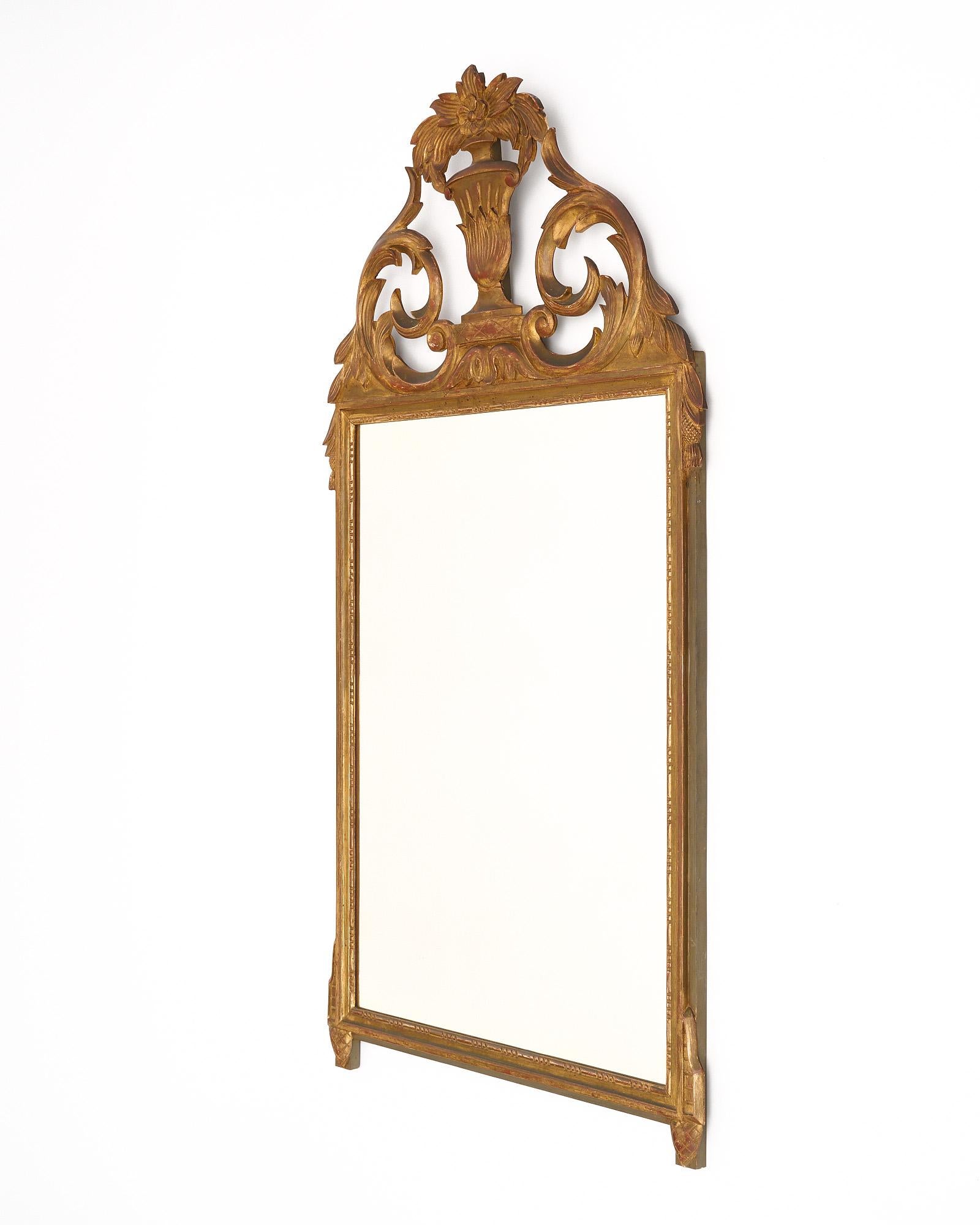 Louis XVI Style French Mirror In Good Condition For Sale In Austin, TX