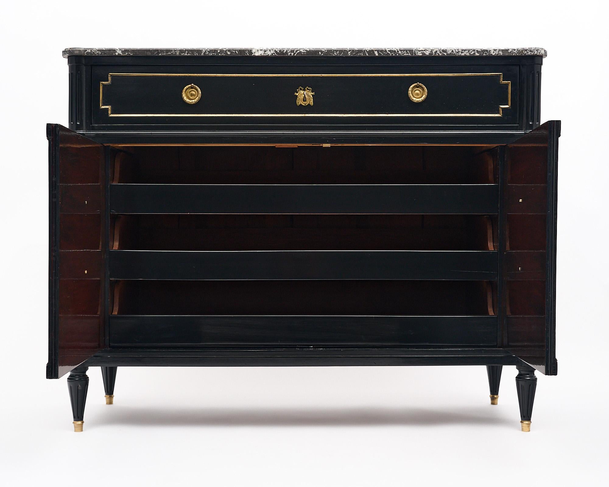 Louis XVI Style French Scriban Chest For Sale 1