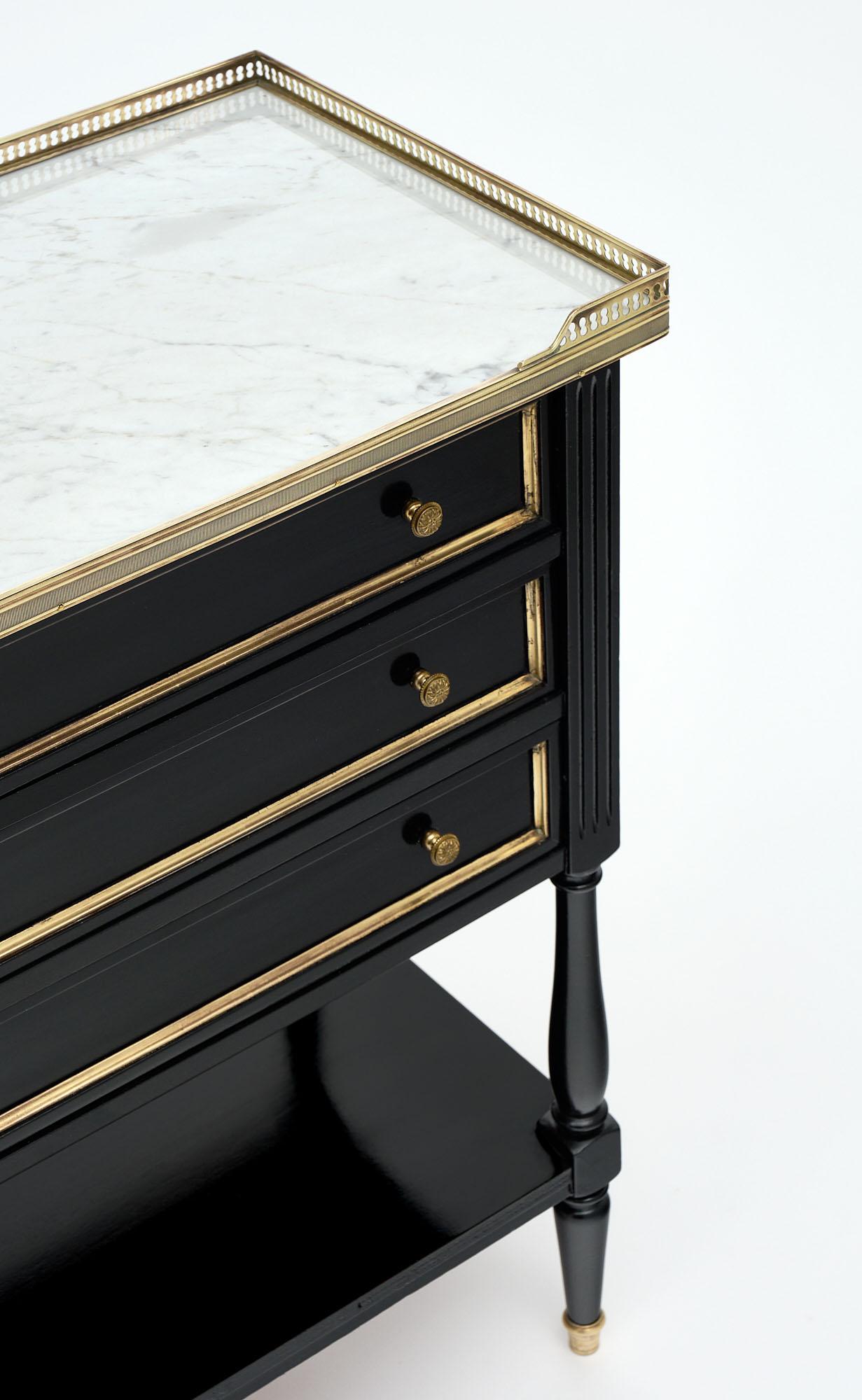 Louis XVI Style French Side Table In Good Condition In Austin, TX