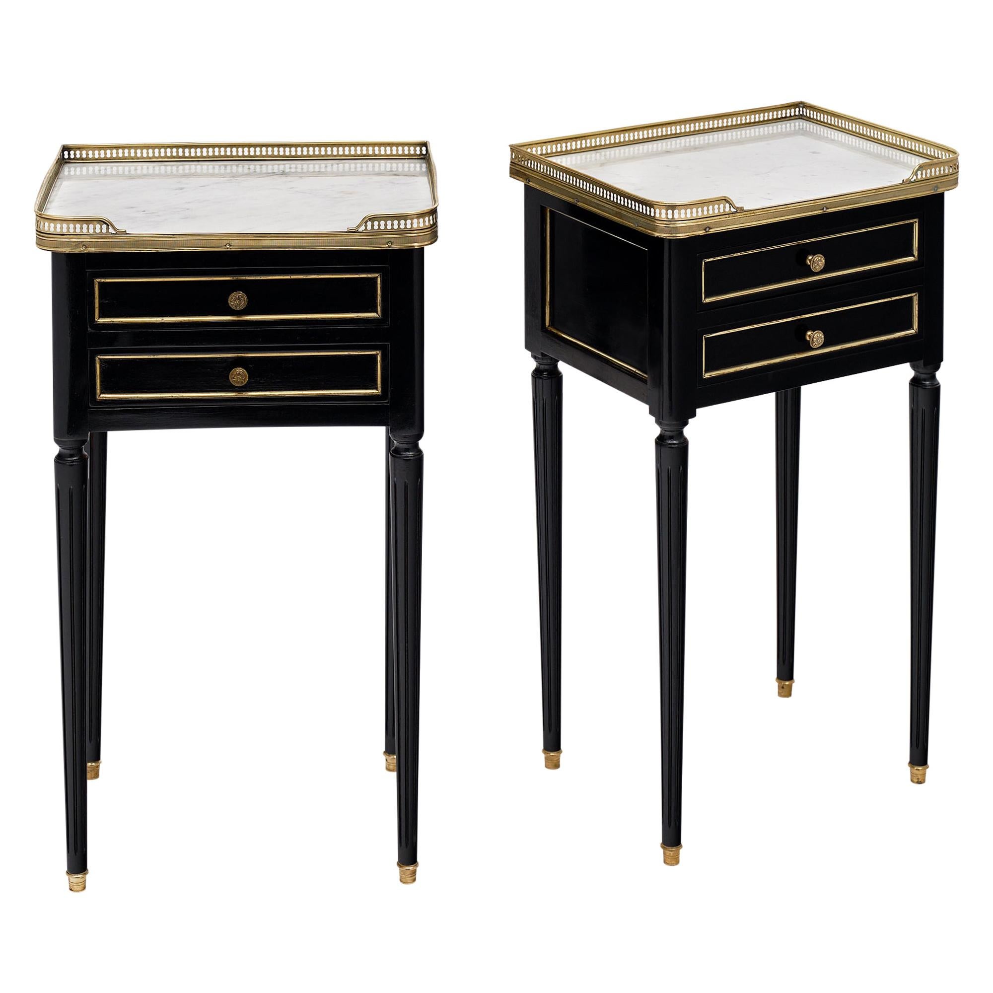 Louis XVI Style French Side Tables