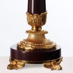 Louis XVI Style Gilt Bronze and Marble Candelabra By Gherardo Degli Albizzi
