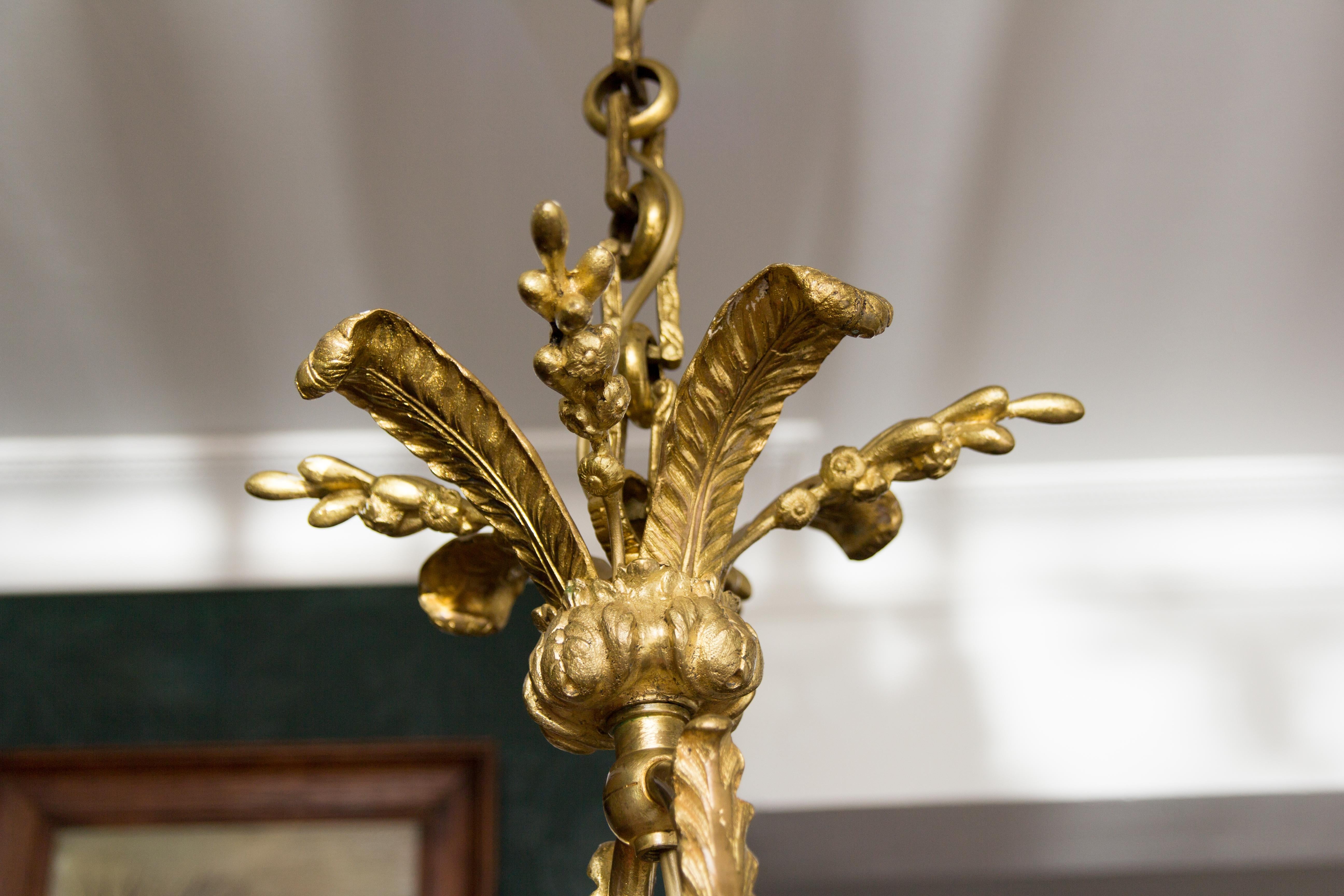 Louis XVI Style Gilt Bronze Chandelier 13