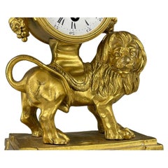 Louis XVI Style Gilt Bronze Mantel Clock