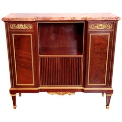 Louis XVI Style Gilt Bronze Mounted Cabinet by Paul Sormani