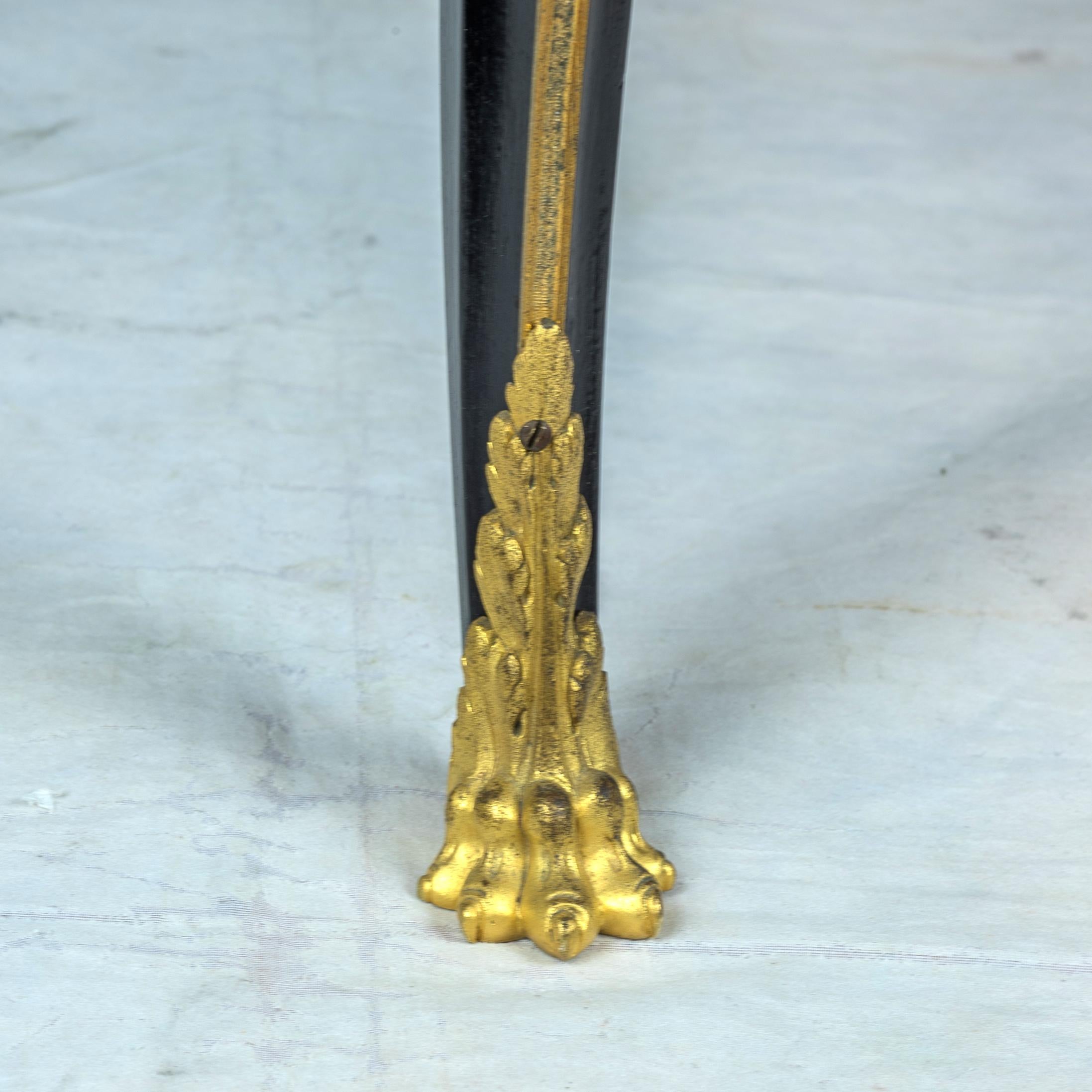 Louis XVI Style Gilt Bronze Mounted Ebonized Writing Table For Sale 3