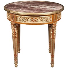 Louis XVI Style Gilt-Bronze Mounted Kingwood Guéridon