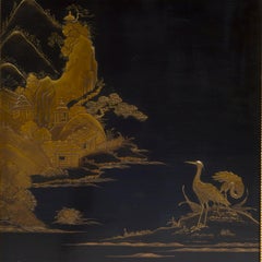 Louis XVI Style Gilt-Bronze Mounted Mahogany And Lacquer Commode à Vantaux