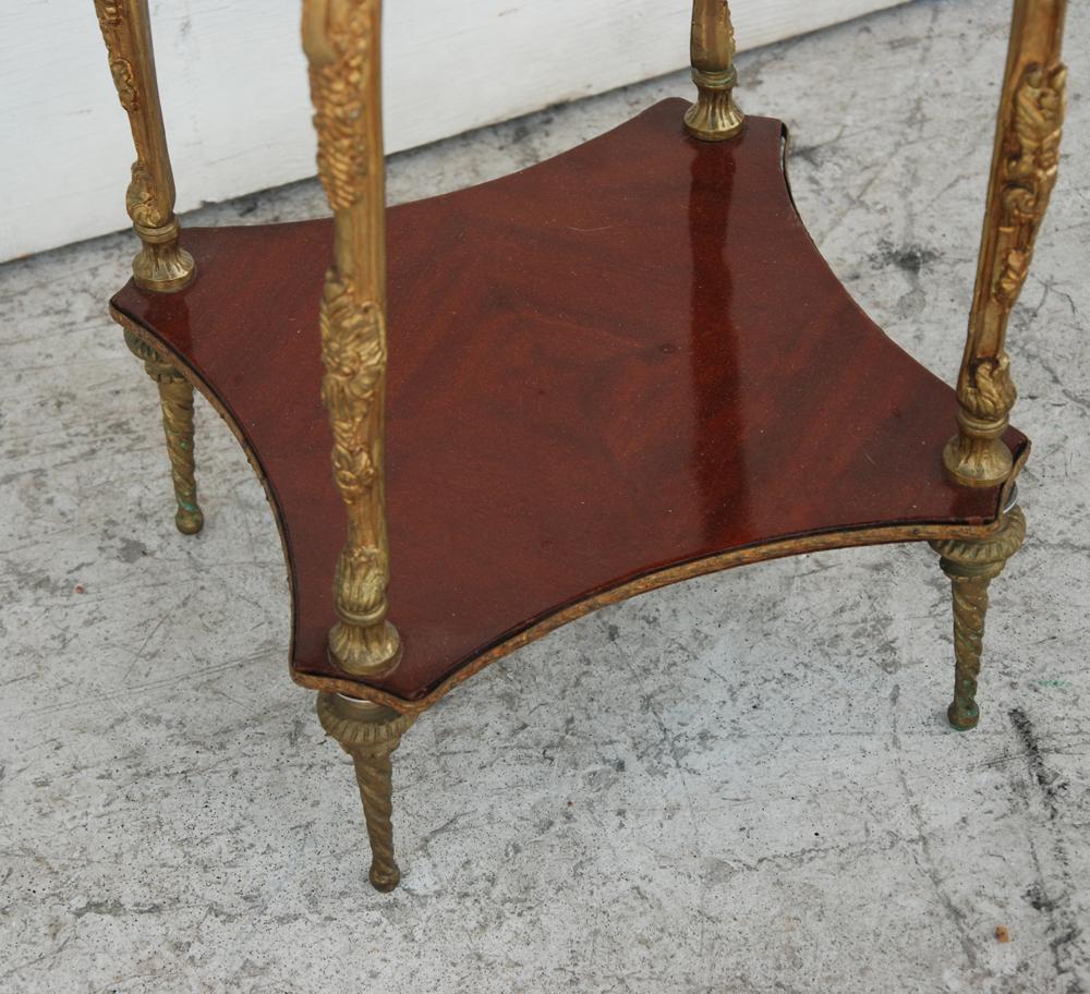 19th Century Empire Gilt Mounted Bronze Table   For Sale